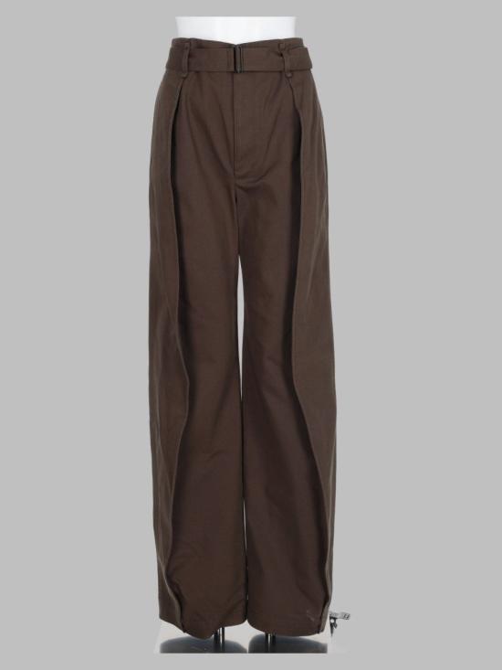 26FW 르메르 폴리코튼 트윌 라운디드 팬츠 PA1317 LF1620BR516 BROWN