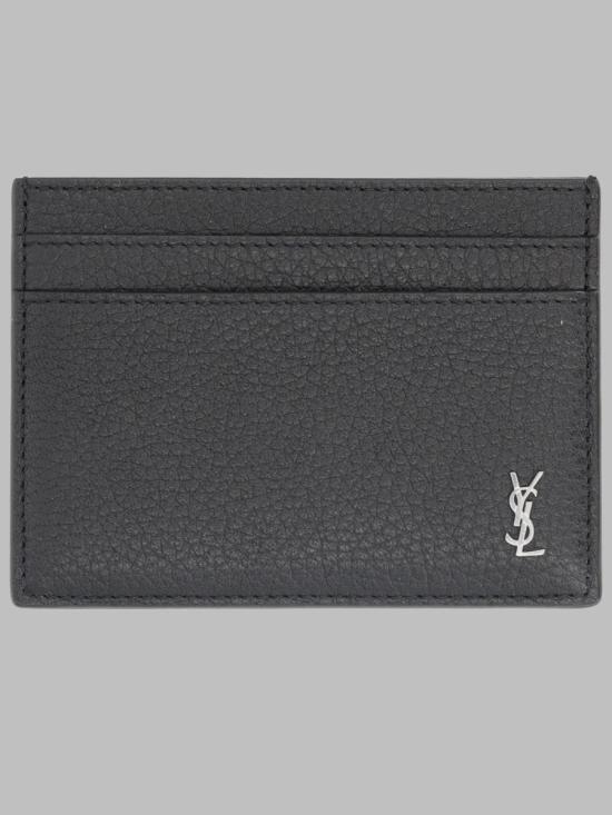 26FW 생로랑 타이니 카산드라 카드 케이스 그레인드 레더 847951 AAELP1000 BLACK