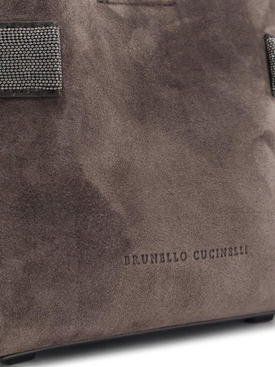 26FW 브루넬로 쿠치넬리 스몰 에센스 탑핸들 백 MBDLD2499P C9795 Black - BRUNELLO CUCINELLI