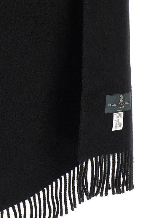 26FW 브루넬로 쿠치넬리 머플러/스카프 BR321910BM BLACK - BRUNELLO CUCINELLI