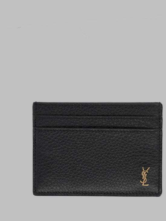 26FW 생로랑 타이니 카산드라 카드 케이스 그레인드 레더 847951 AAET91000 BLACK