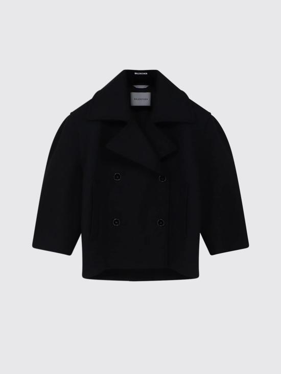 26FW 발렌시아가 코트 A009LUTUU37 1000 Black - BALENCIAGA
