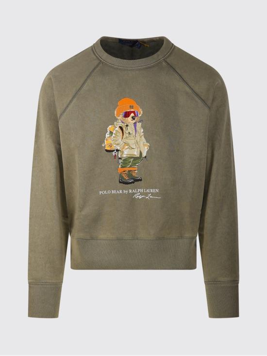26FW 폴로 랄프로렌 긴팔 티셔츠 710B28795 001 Olive - POLO RALPH LAUREN