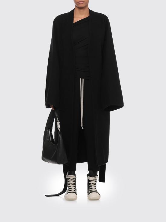 26FW 릭 오웬스 스트레이트 드로우스트링 팬츠 RP02F5303HY 09 Black - RICK OWENS