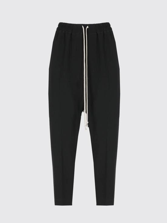 26FW 릭 오웬스 스트레이트 드로우스트링 팬츠 RP02F5303HY 09 Black - RICK OWENS