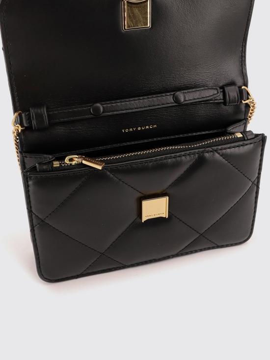 26FW 토리버치 키라 다이아몬드 퀼트 체인 숄더백 158326 001 Black - TORY BURCH