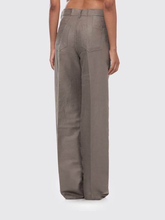 26FW 릭 오웬스 하이라이즈 테일러드 데님 진 RP02F5350MOR 48 Grey - RICK OWENS