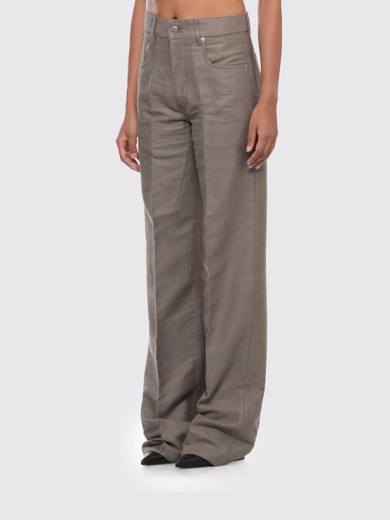26FW 릭 오웬스 하이라이즈 테일러드 데님 진 RP02F5350MOR 48 Grey