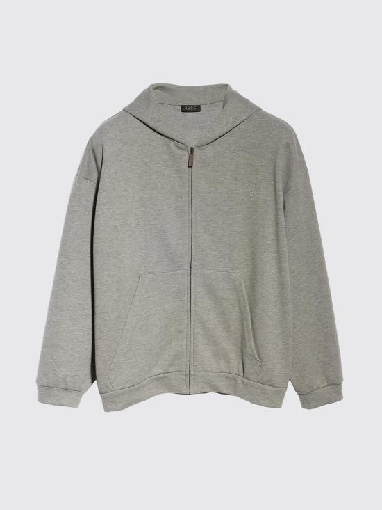 26FW 구찌 코튼 스웨트셔츠 A003UPXJH3Q 1086 Grey - GUCCI