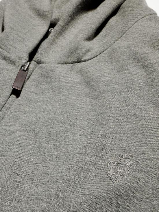 26FW 구찌 코튼 스웨트셔츠 A003UPXJH3Q 1086 Grey - GUCCI