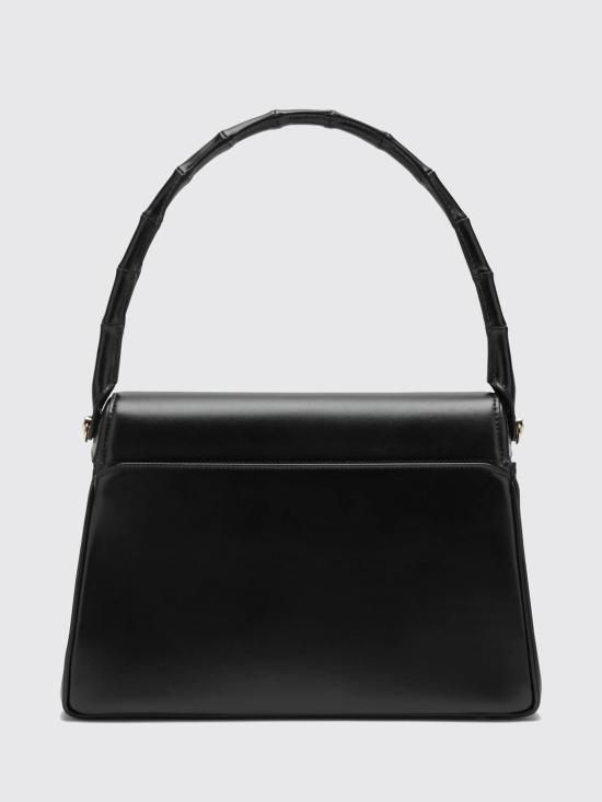 26FW 구찌 뱀부 벤데타 미디엄 탑 핸들백 A005XOAAG8G 1096 Black - GUCCI