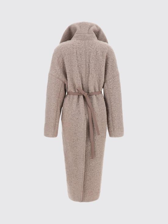 26FW 릭 오웬스 드라쿠칼라 벨티드 코트 RP02F5907WPA 23 Pink - RICK OWENS
