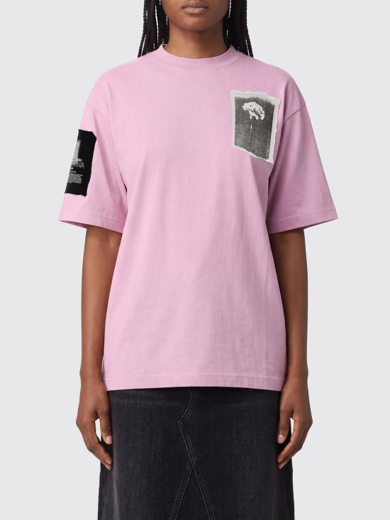 26FW 발렌시아가 반팔 티셔츠 A00497TUVP5 5701 Pink