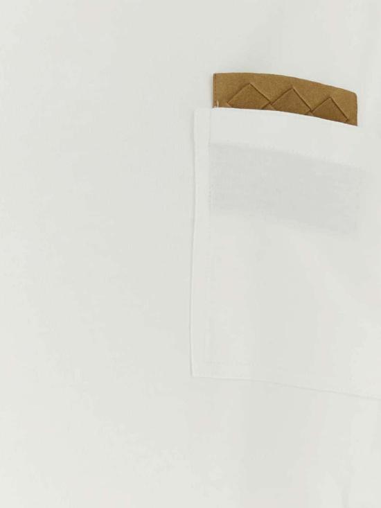 26FW 보테가베네타 반팔 티셔츠 838925V4N50 9000 White - BOTTEGA VENETA