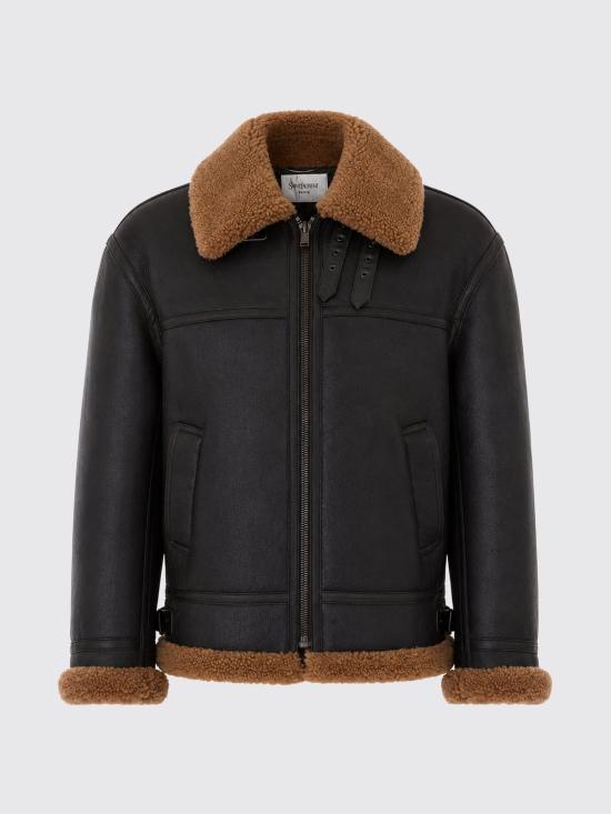 26FW 생로랑 자켓 A000H8YCOW2 1161 Brown - SAINT LAURENT
