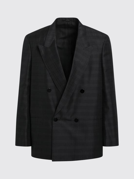 26FW 구찌 프린스 오브 웨일즈 울 재킷 A00030ZAVFK 1189 Black