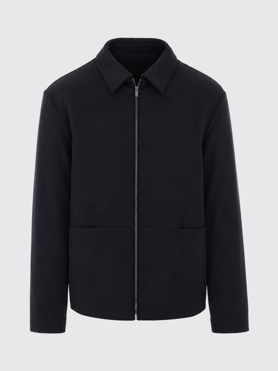 26FW 구찌 리버시블 울 나일론 집업 자켓 A003KQZAVZA 1000 Black - GUCCI