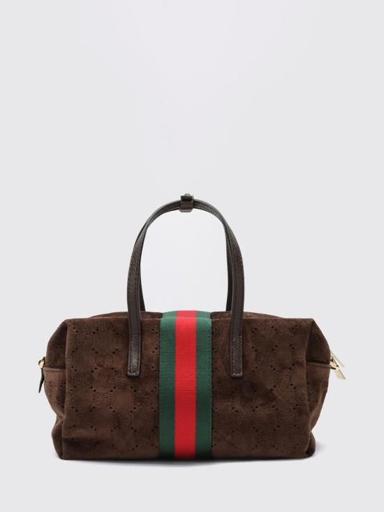 26FW 구찌 웹 스몰 보스턴백 A0070TAAHCC 2147 Brown - GUCCI