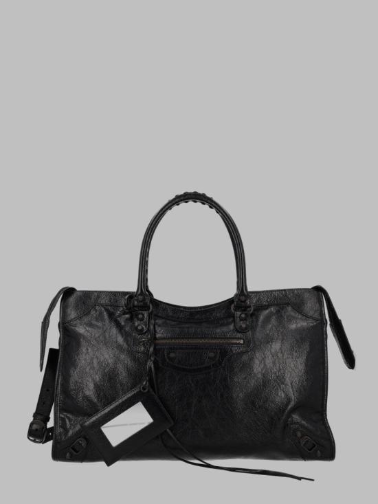 26FW 발렌시아가 르 시티 백 라지 865765 2ACFH1000 BLACK