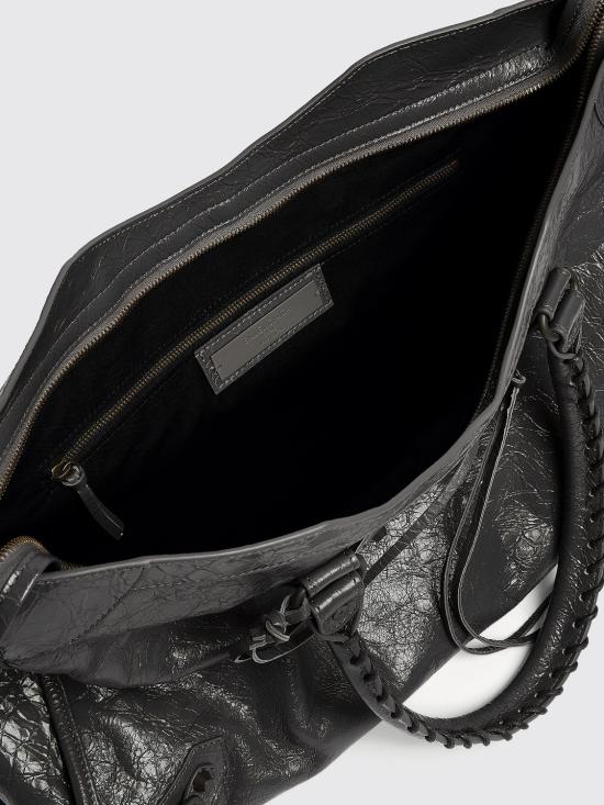 26FW 발렌시아가 르 시티 백 라지 8657652ACFH 1000 Black - BALENCIAGA