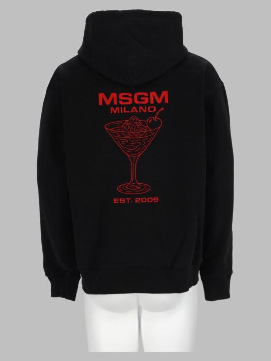 26FW 엠에스지엠 긴팔 티셔츠 4140MM117SE 26759999 BLACK - MSGM