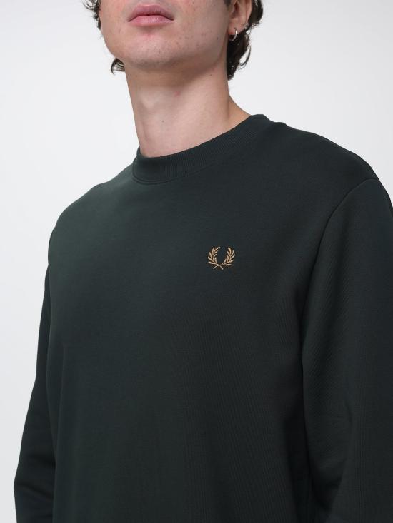 26FW 프레드페리 긴팔 티셔츠 FPM753559 78C Green - FRED PERRY