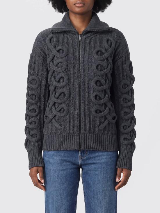 26FW 에트로 우븐 울 지퍼 가디건 WRKP0055AV12A V0766 Grey