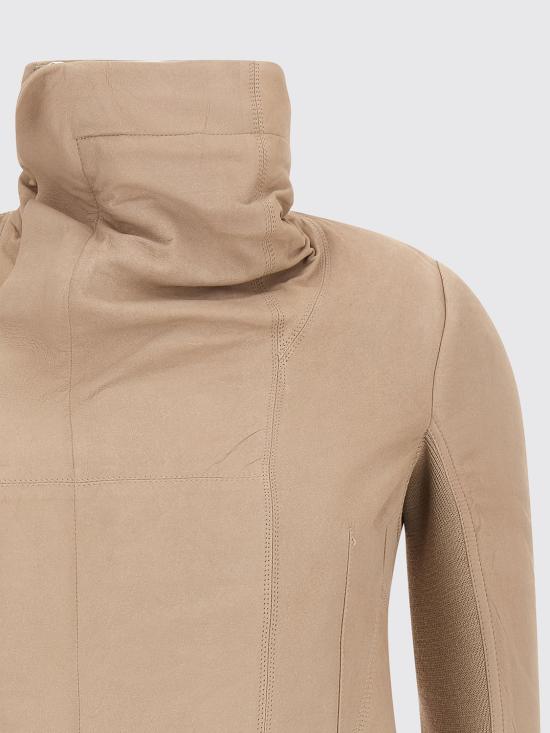 26FW 릭 오웬스 나스카 레더 바이커 재킷 RP02F5743LBS 64 Beige - RICK OWENS