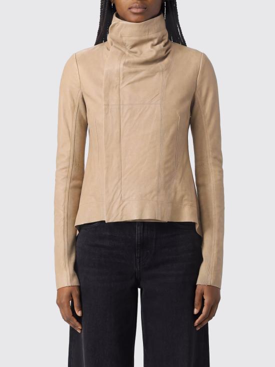 26FW 릭 오웬스 나스카 레더 바이커 재킷 RP02F5743LBS 64 Beige
