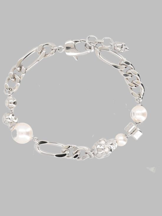 26FW 알렉산더 맥퀸 브레이슬릿 836792 J16PA1906 SILVER