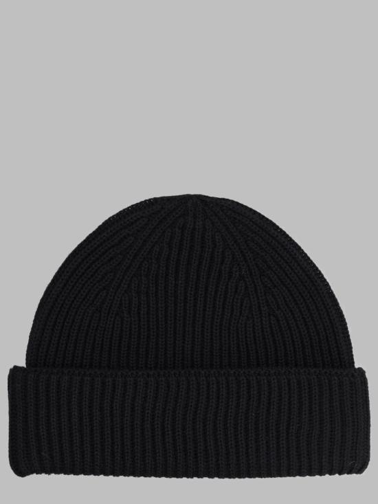 26FW 메종키츠네 폭스 헤드 라지 비니 PM06112KT1022 P199 BLACK - MAISON KITSUNE