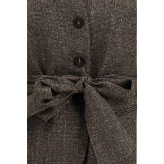 27SS 브루넬로 쿠치넬리 베스트 BRMQ194B3D06C031BB BROWN - BRUNELLO CUCINELLI
