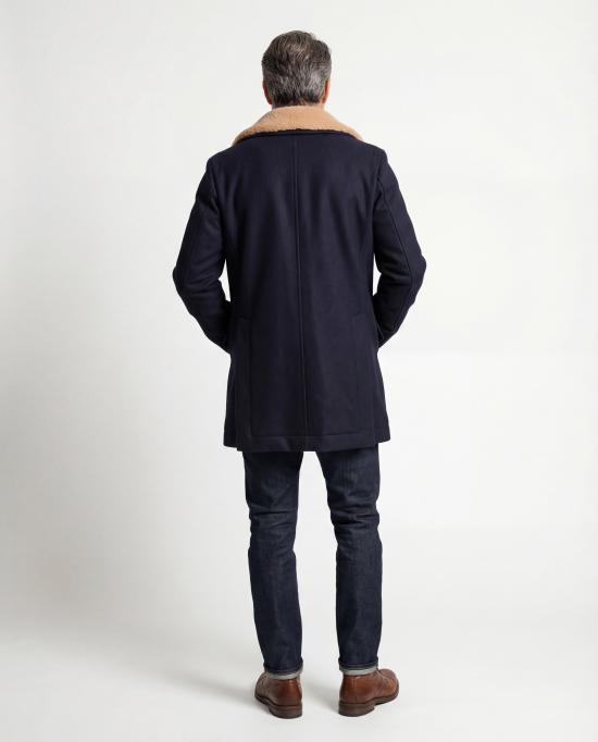  브루넬로 쿠치넬리 코트 i230457 NAVY - BRUNELLO CUCINELLI