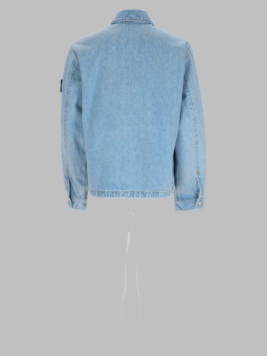26FW 스톤 아일랜드 블루 린스 버튼 디테일 코치 재킷 L2S144100006 S0J33VJ204 DENIM - STONE ISLAND