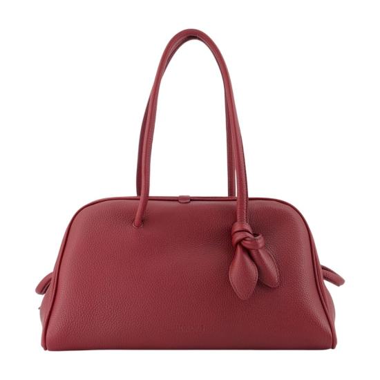 26FW 자크뮈스 투리스모 소프트 볼링백 BAU00417AC03A03 490 BURGUNDY