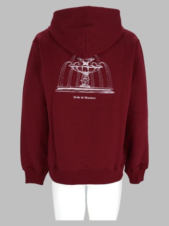 26FW 드롤드무슈 탑 HO219 CO127BURGUNDY RED - DROLE DE MONSIEUR