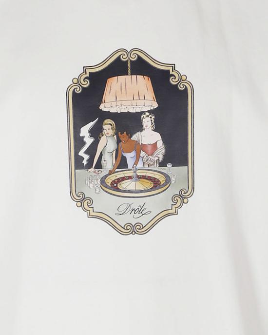 26FW 드롤드무슈 탑 TS355 WHITE - DROLE DE MONSIEUR