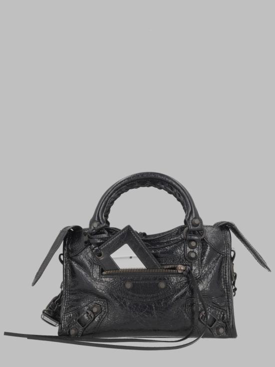 26FW 발렌시아가 르 시티 백 865763 2ACFH1000 BLACK