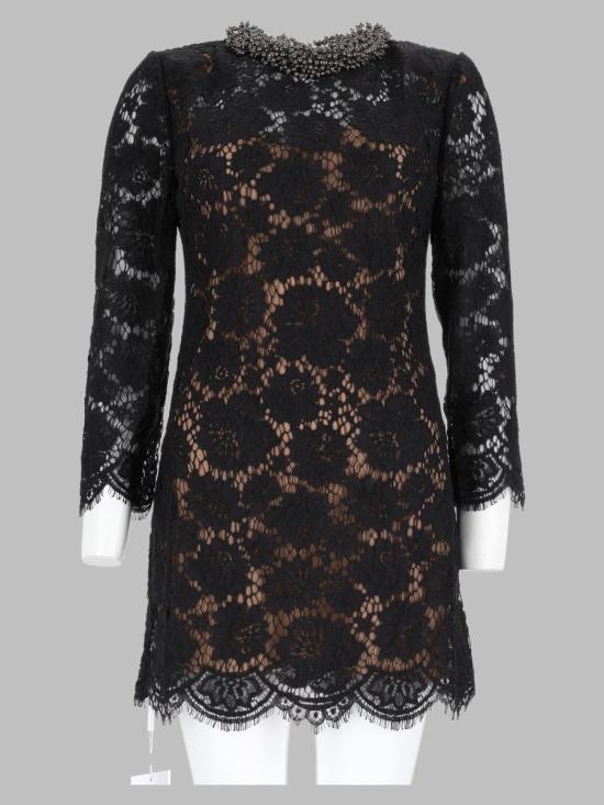 26FW 셀프 포트레이트 원피스 AW26 045S B BLACK