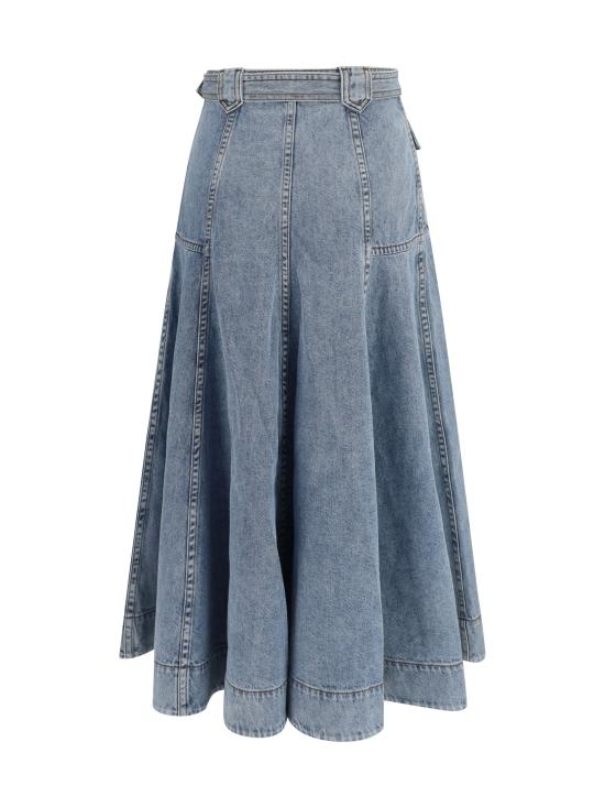 27SS 짐머만 스커트 1463SC27R SFM LIGHT BLUE - ZIMMERMANN