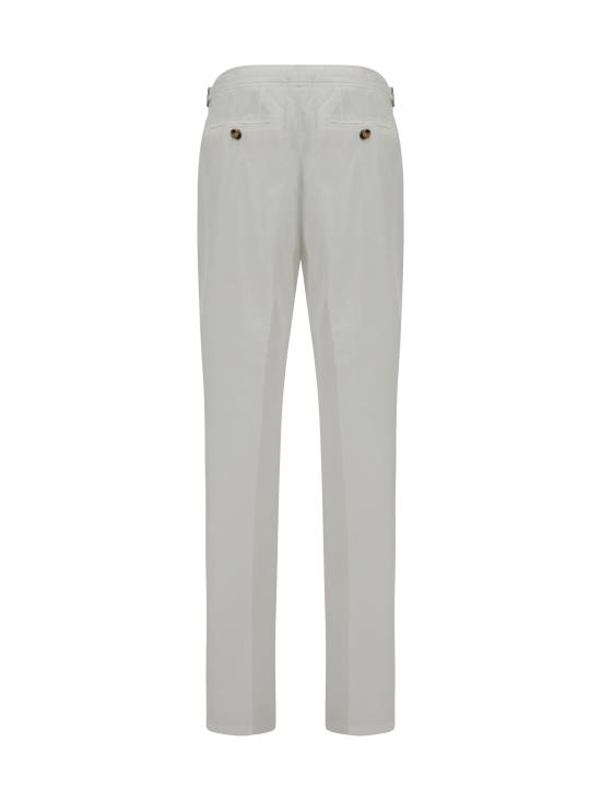 26FW 브루넬로 쿠치넬리 스트레이트 팬츠 M279NM5010 C2200 WHITE - BRUNELLO CUCINELLI