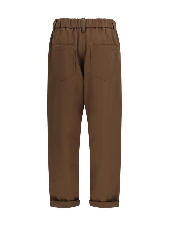 26FW 브루넬로 쿠치넬리 스트레이트 팬츠 MA126P8417 C9812 BROWN - BRUNELLO CUCINELLI