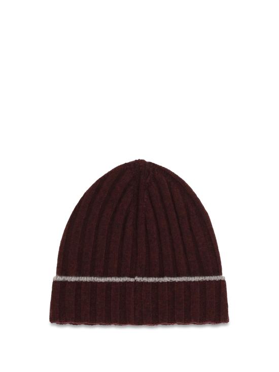 26FW 브루넬로 쿠치넬리 모자 M2240900 CNH22 BORDEAUX - BRUNELLO CUCINELLI