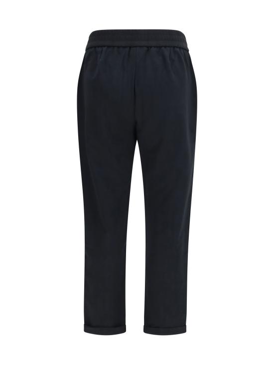 26FW 브루넬로 쿠치넬리 스트레이트 팬츠 MH827FB799 C101 BLACK - BRUNELLO CUCINELLI