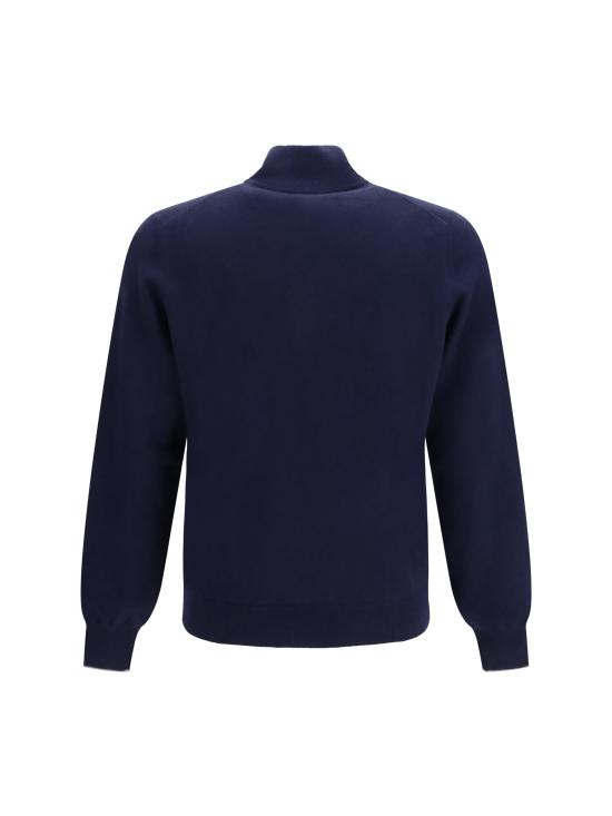 26FW 브루넬로 쿠치넬리 캐시미어 집업 니트 M2200124 CW425 BLUE - BRUNELLO CUCINELLI
