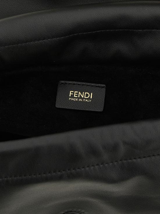 26FW 펜디 바게트 소프트 미디엄 백 8BR856B1ZKF0QA1 Black - FENDI