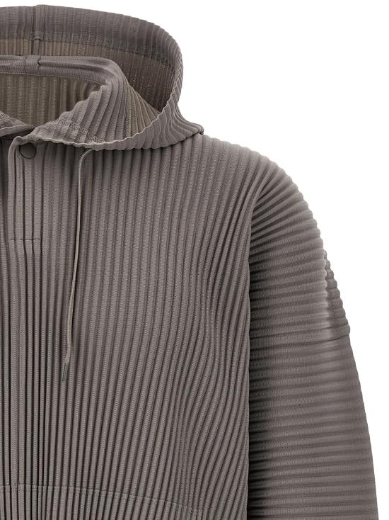 26FW 옴므 플리세 이세이 미야케 긴팔 티셔츠 HP68JK10218 Gray - HOMME PLISSE' ISSEY MIYAKE
