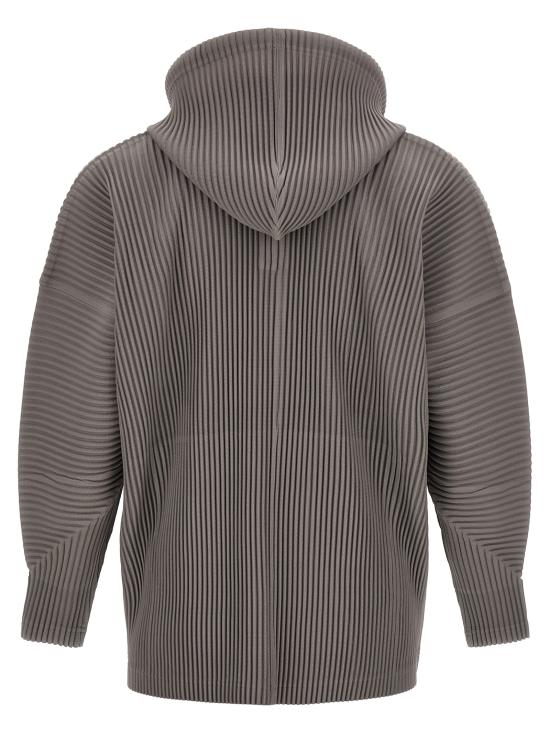 26FW 옴므 플리세 이세이 미야케 긴팔 티셔츠 HP68JK10218 Gray - HOMME PLISSE' ISSEY MIYAKE