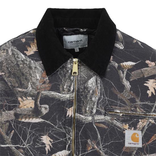 26FW 칼하트 WIP OG 디트로이트 자켓 I0356143X860 CAMO FEATHER TREE BLACK - CARHARTT WIP