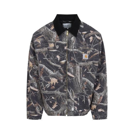 26FW 칼하트 WIP OG 디트로이트 자켓 I0356143X860 CAMO FEATHER TREE BLACK